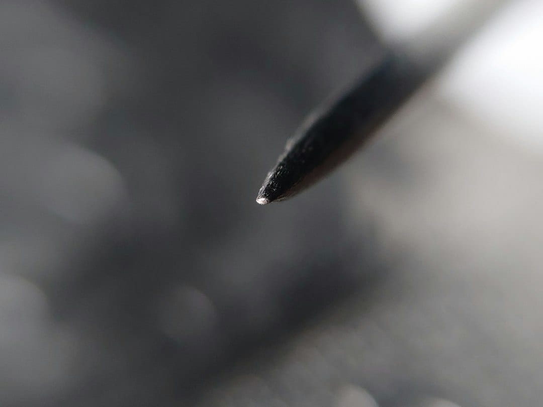 Fountain pen nib macro detail