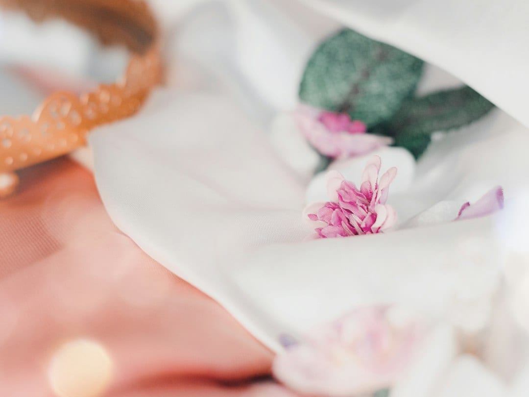 Nine Orchids collection - tailored jacket with orchid-print lining detail